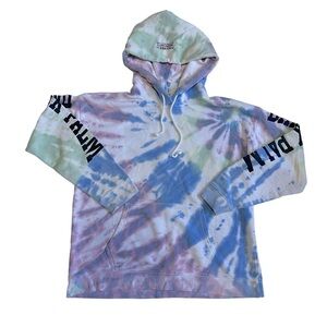 TNA Rainbow 1984 Tie Dye Hooded Sweatshirt US M